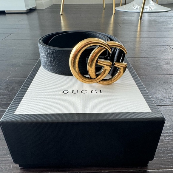 GG MARMONT 2015 RE-EDITION WIDE BELT - worn once - Picture 3 of 8